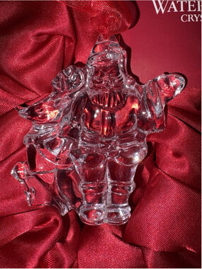 Waterford Crystal Irish-ST. Nicholas Tree Ornament- Santa-Christmas-w/box-Xmas